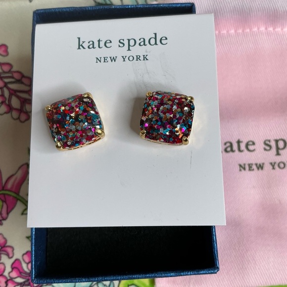 Kate Spade Multicolor Glitter Earrings - Picture 6 of 7